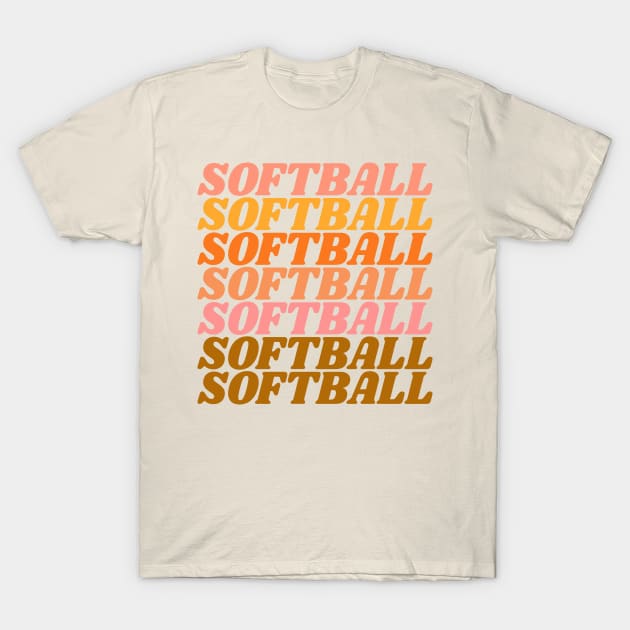 Softball T-Shirt by OpalEllery